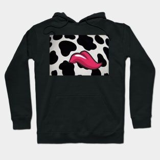 Beautiful  Funny Cow Print with a Twist Hoodie